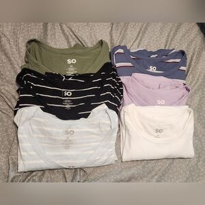 SO Striped and Solid T-Shirts Bundle